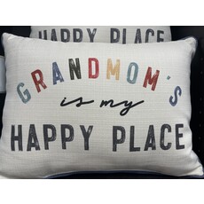 Little Birdie ...My Happy Place Earth Tones Pillow