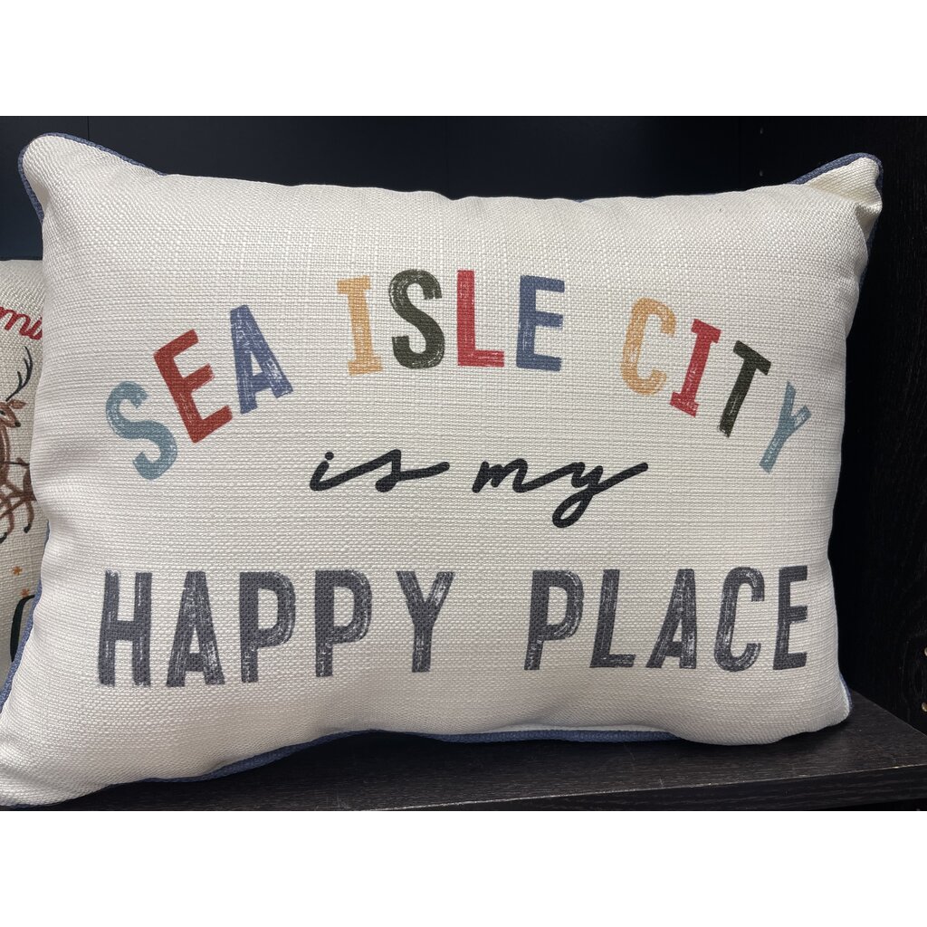 Little Birdie ...City is My Happy Place Earth Tones Pillow