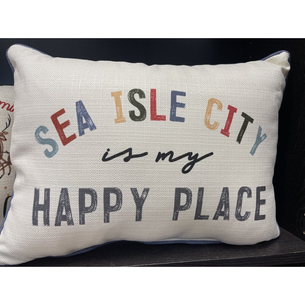 Little Birdie ...My Happy Place Earth Tones Pillow