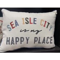 Little Birdie ...My Happy Place Earth Tones Pillow