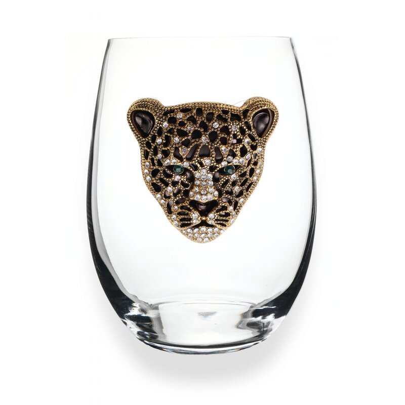 The Queen’s Jewels Gold Leopard Stemless