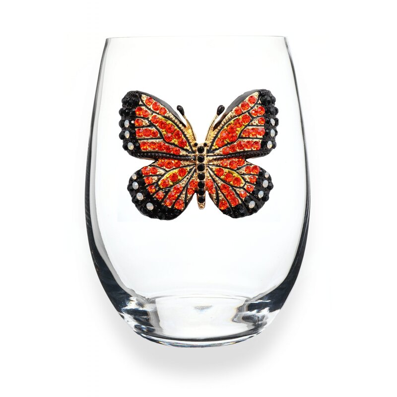 The Queen’s Jewels Monarch Butterfly Stemless
