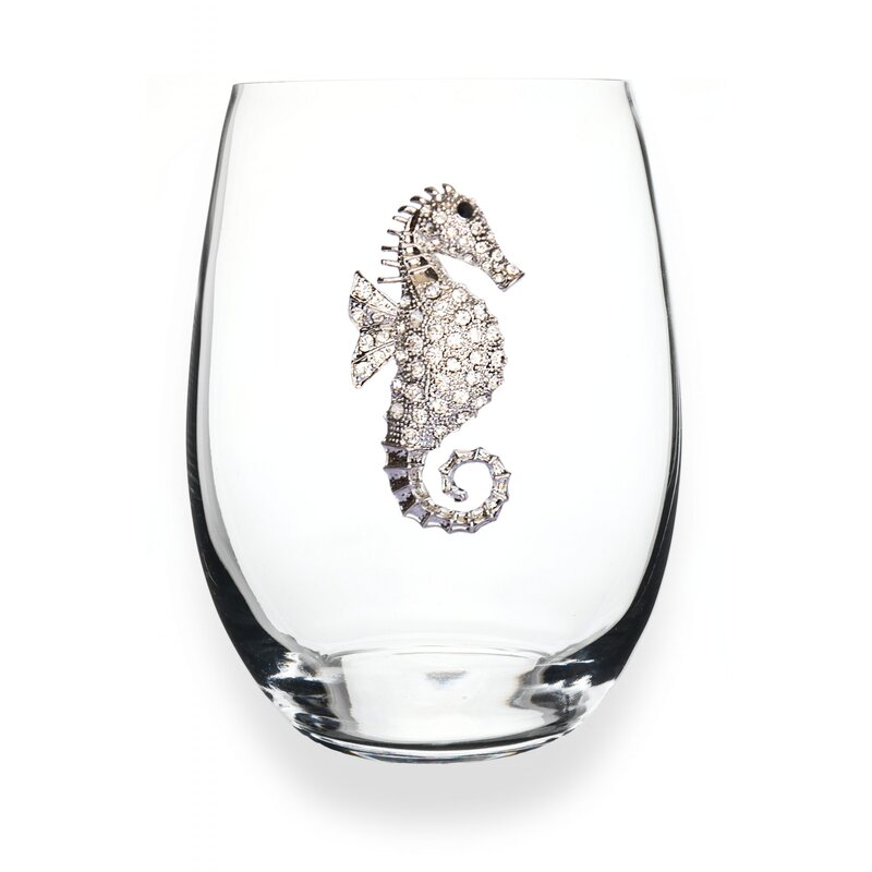 The Queen’s Jewels Seahorse Stemless