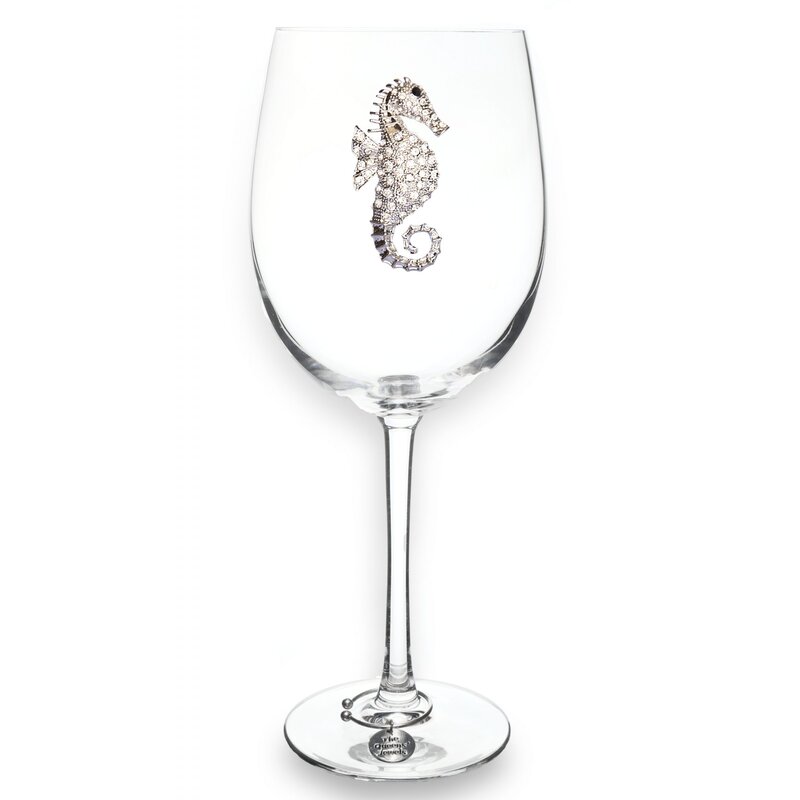 The Queen’s Jewels Seahorse Stemmed