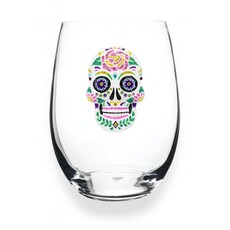 The Queen's Jewels Sugar Skull Stemless