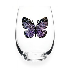 The Queen’s Jewels Purple Butterfly Stemless