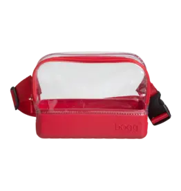Bogg Bags Clear Stadium Bag - Bright Red