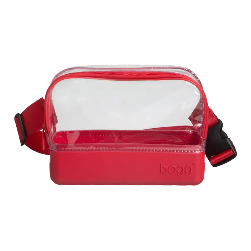 Bogg Bags Clear Stadium Bag - Bright Red