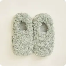 Warmies Curly Sage Green Slippers