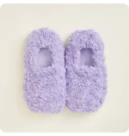 Warmies Curly Purple Slippers