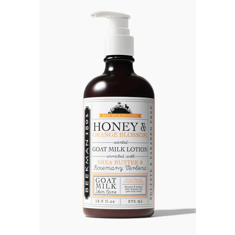 Honey & Orange Blossom Goat Milk Lotion - 12.5oz