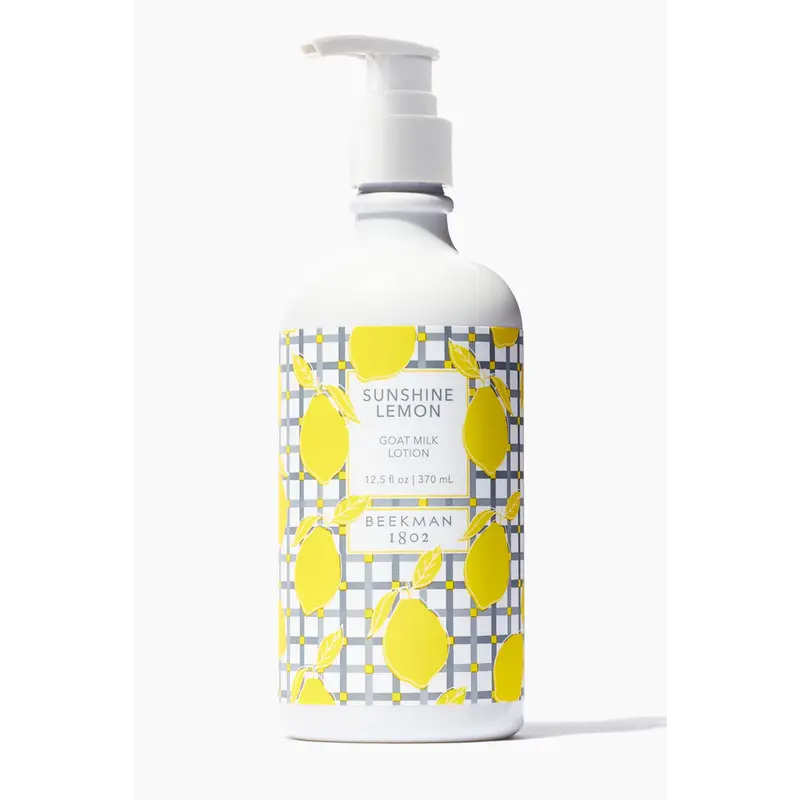 Beekman 1802 Goat Milk Lotion -  Sunshine Lemon