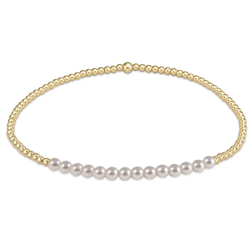 enewton Gold Bliss Pearl 3mm Bracelet