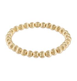 Dignity Gold 6 mm Bead Bracelet