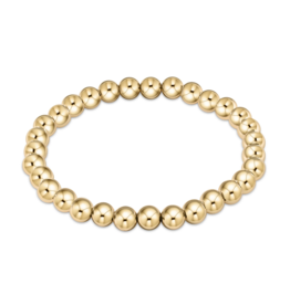 Extends Classic Gold 6mm Bead Bracelet