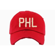 Cotton Mule PHL Dad Hat - Red