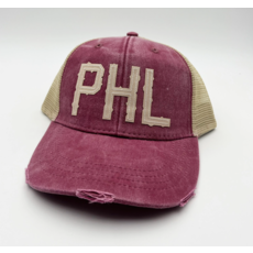 Cotton Mule PHL Trucker Hat - Red