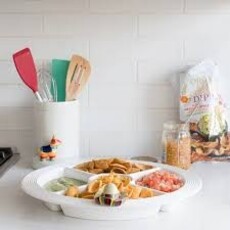 Nora Fleming Nora Fleming Pinstripes Melamine Divided Dish