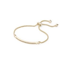 Kendra Scott Ott Bracelet in Gold White CZ