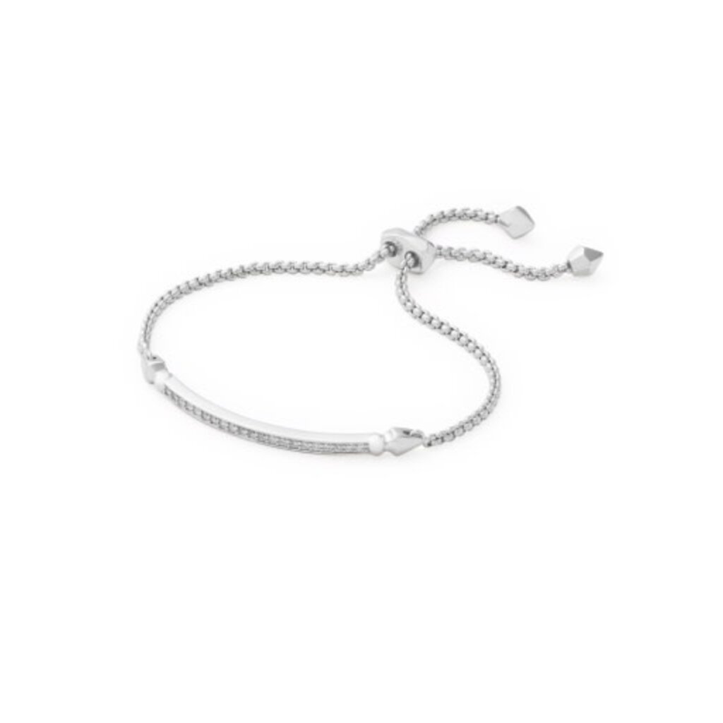 Kendra Scott Ott Bracelet in Silver  White CZ