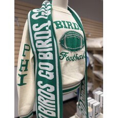 Just C Birds Green Scarf
