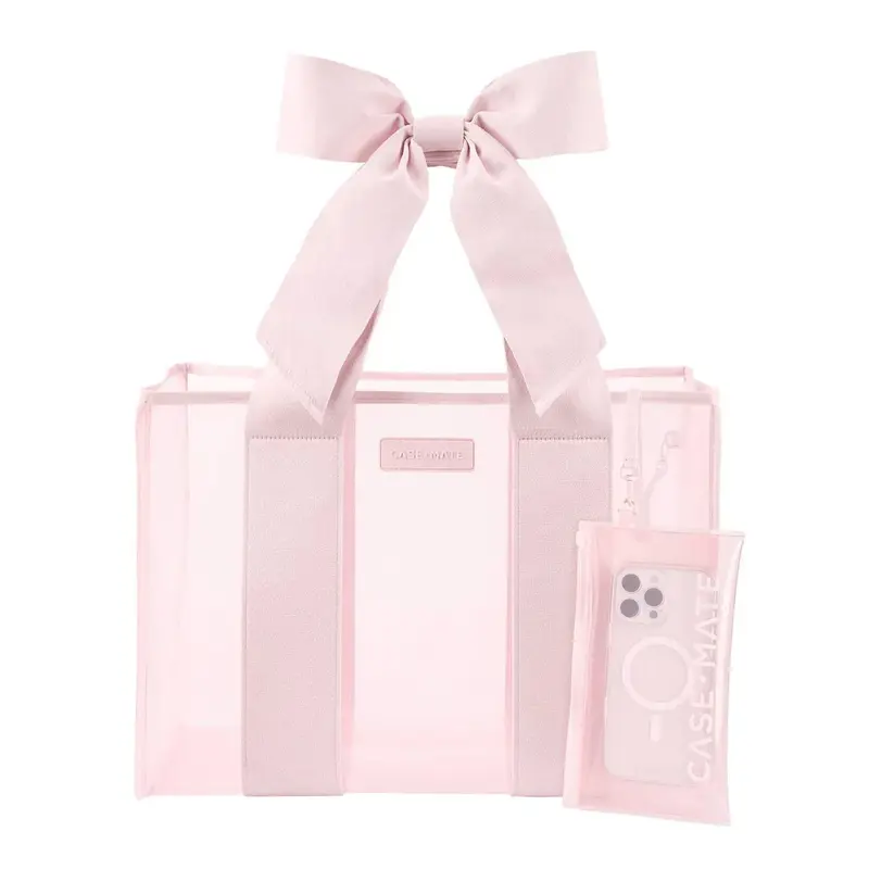 Case-Mate Jelly Tote Bag - Ballet Pink Bow
