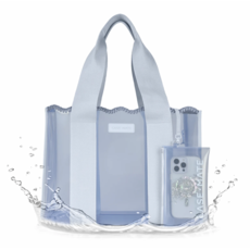 Case-Mate Case-Mate - Jelly Tote Bag - Carolina Blue Crochet Wave