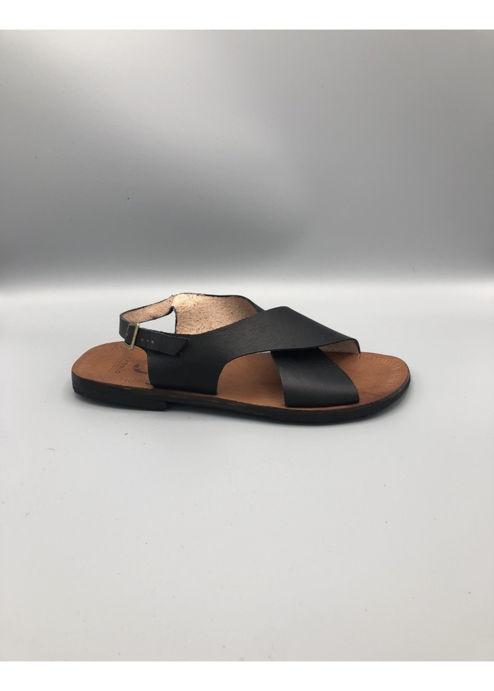 Caboclo Men's Cross Front Leather Sandal