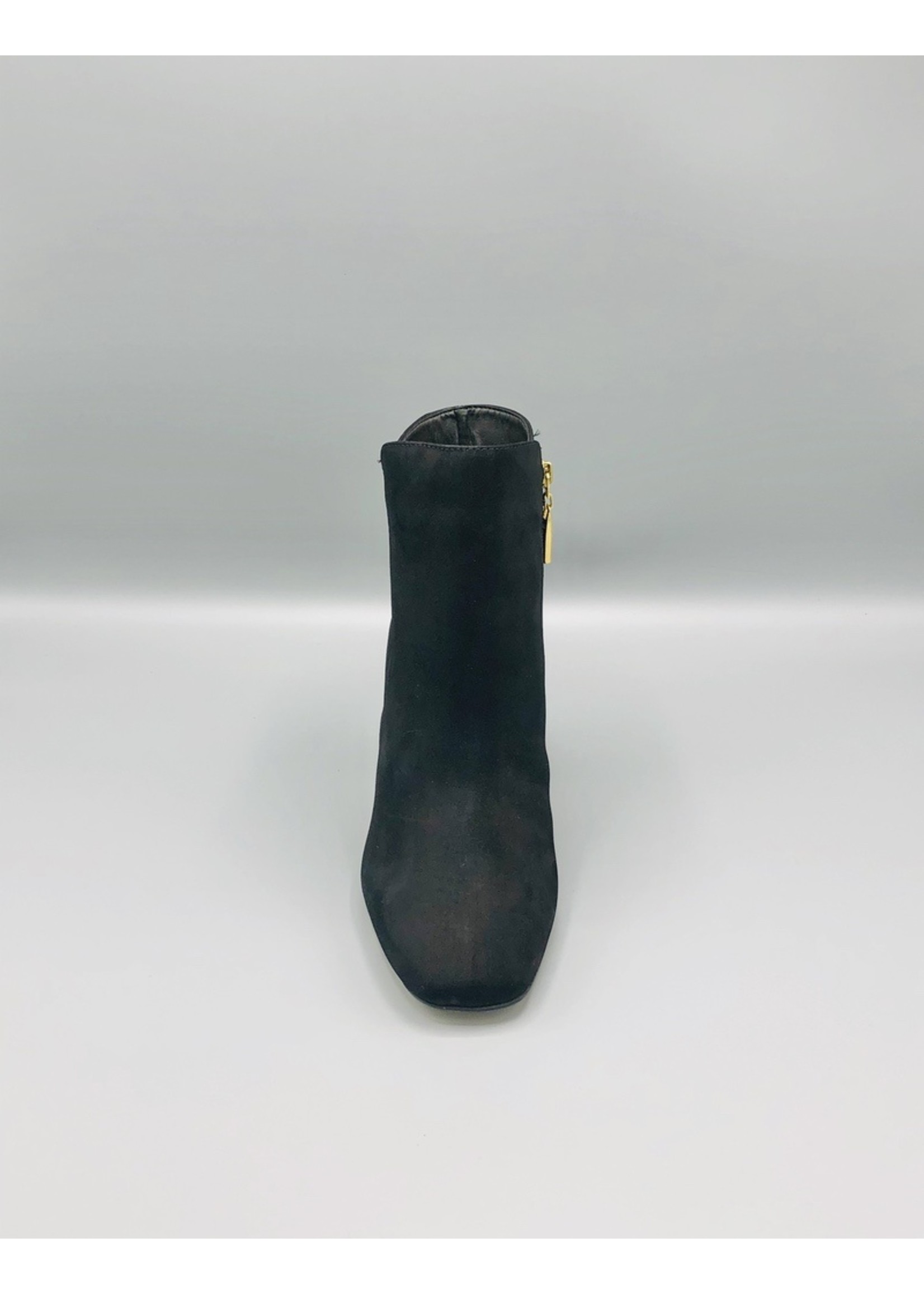 Luz da Lua Square Toe Acrylic Heel Ankle Boot
