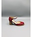 Lorraci Wood Heeled Leather Mary Jane