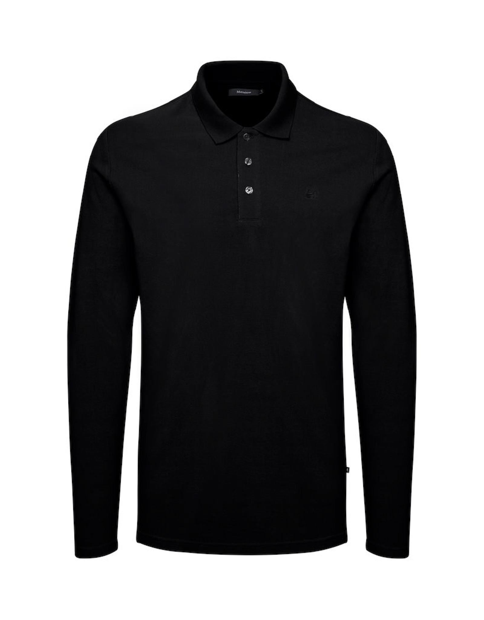 Matinique Poleo Long-Sleeve Rugby Collar Knit Shirt