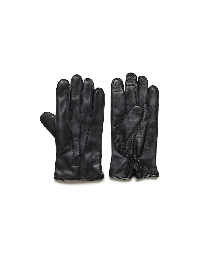 Matinique Black Leather Gloves Men's Outerwear Accessories 119 espy