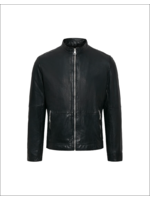 Matinique Adron Zip Up Leather Jacket