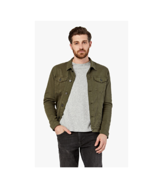 Olive hotsell denim jacket