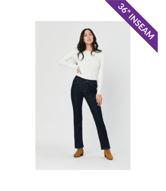 Mid blue Kendra straight jean 32 inseam, Mavi, Regular Waist