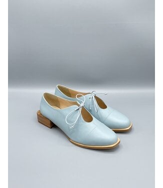 Lorraci Rounded Square Toe Tie Flat (2 Colours Available)