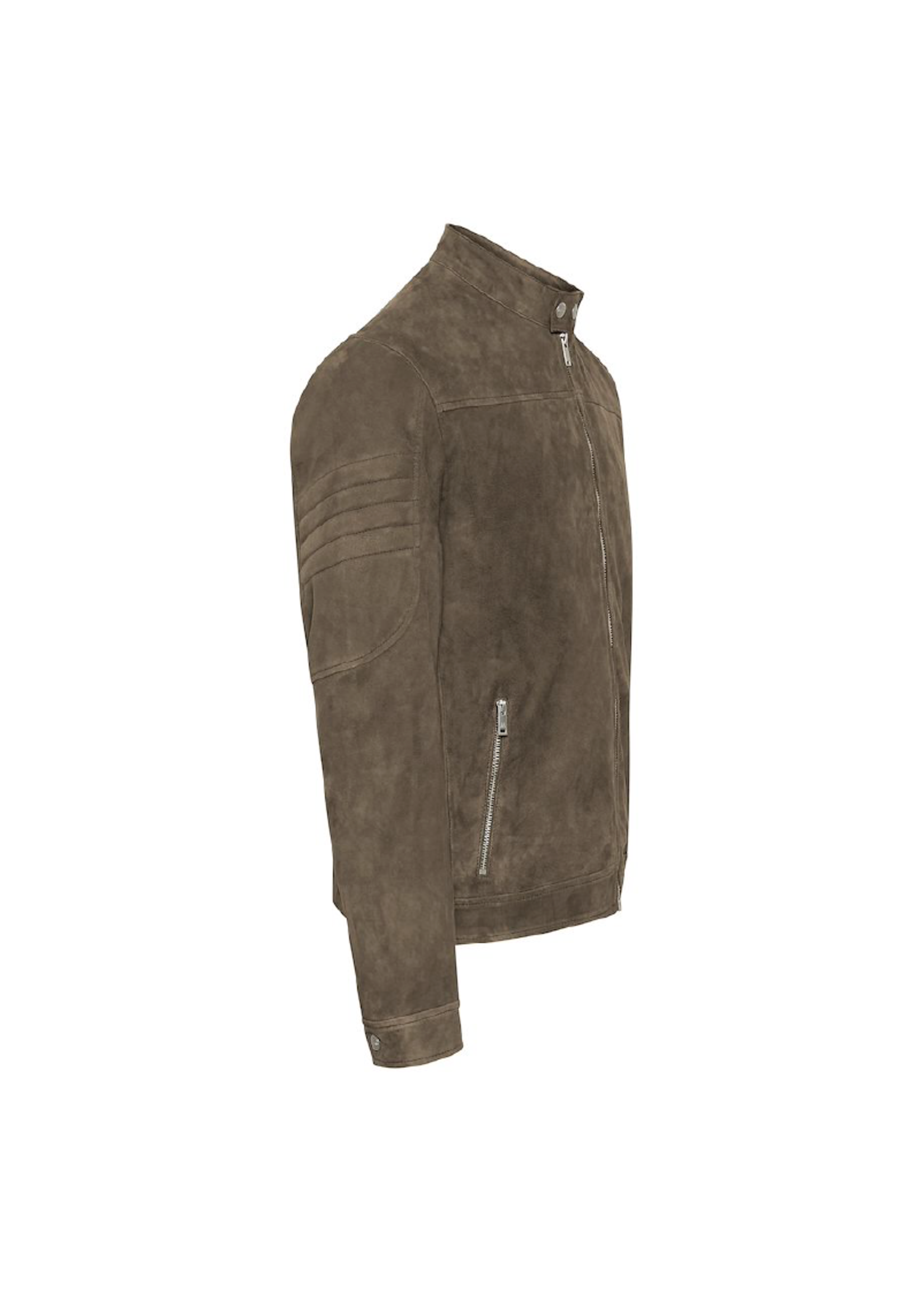 Matinique Adroyd Side Racer Suede Jacket