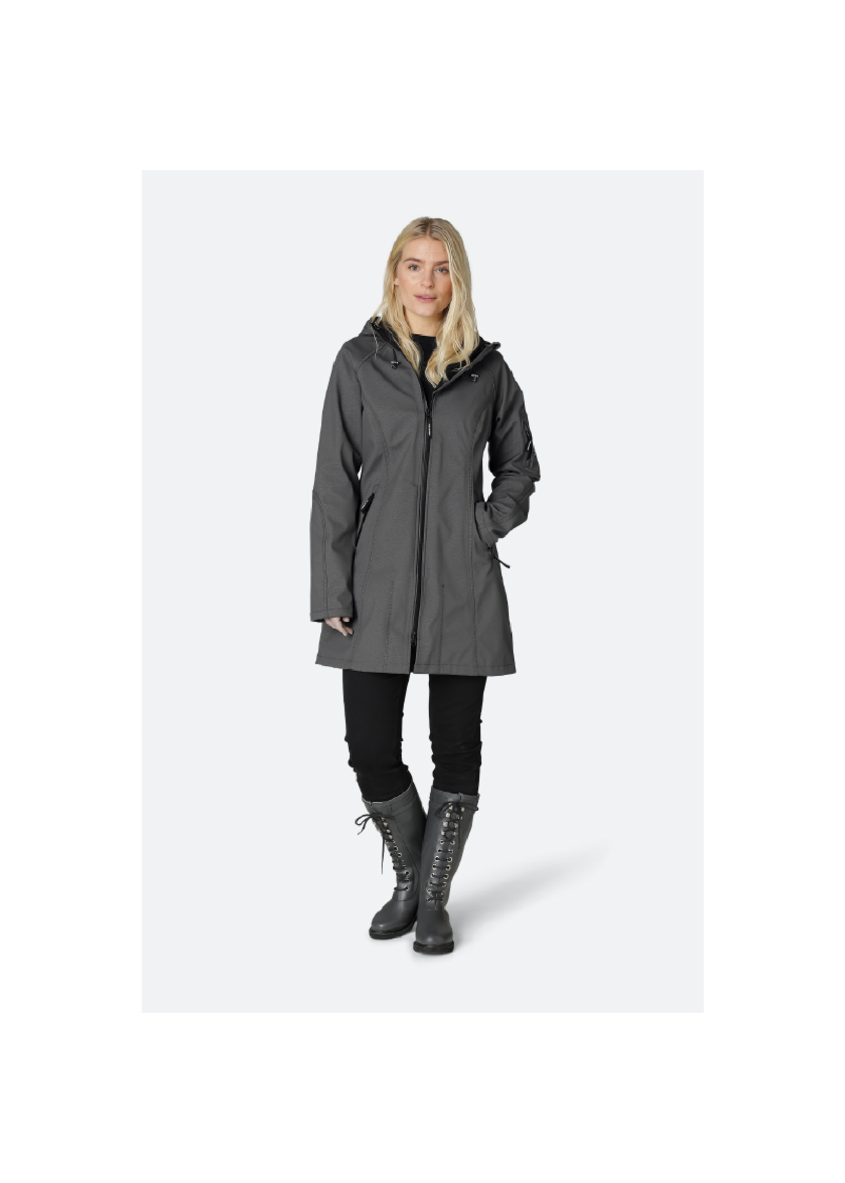 Ilse Jacobsen Waterproof Matte 3/4 Raincoat