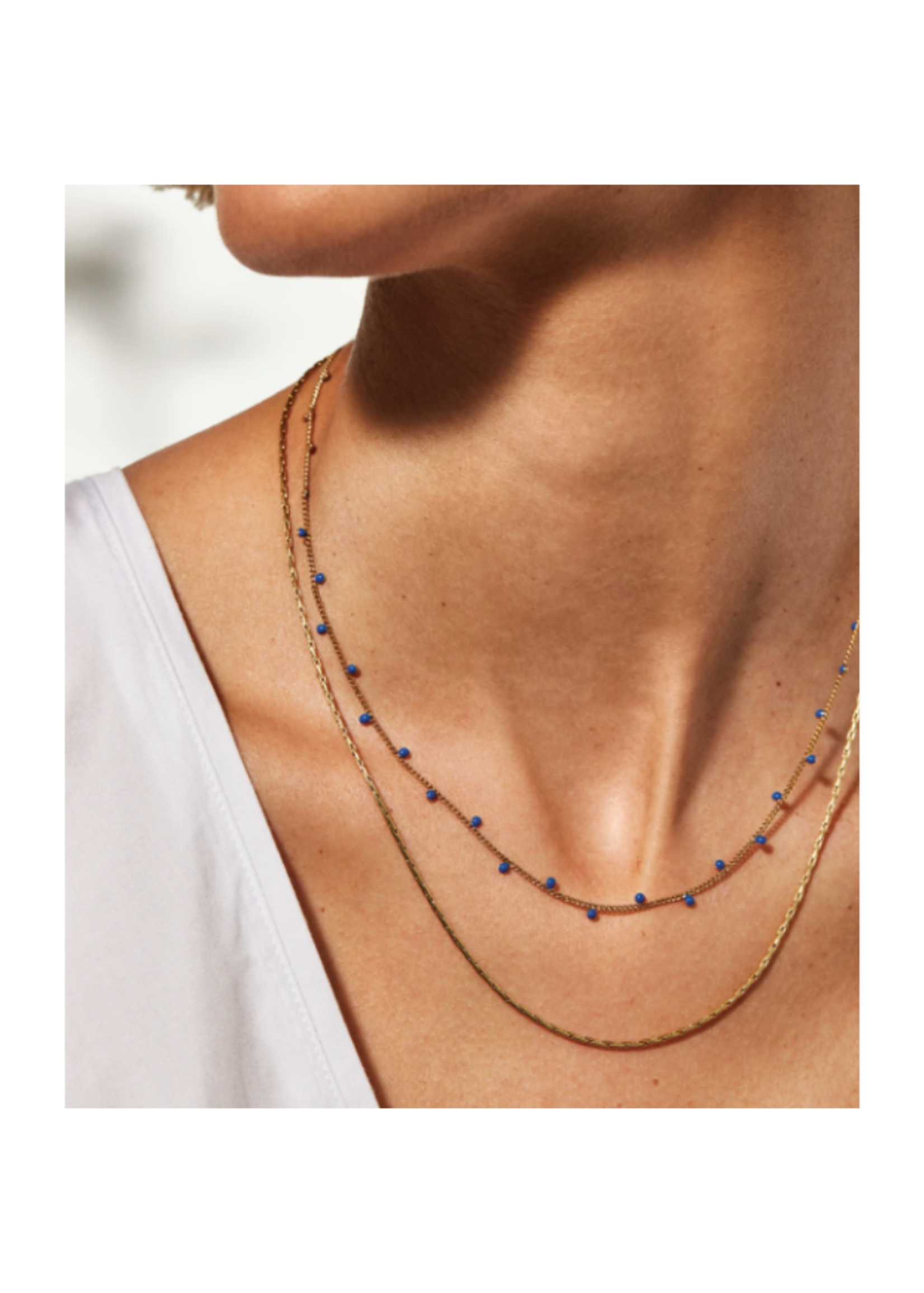 Jenny Bird Modri Double Strand Necklace