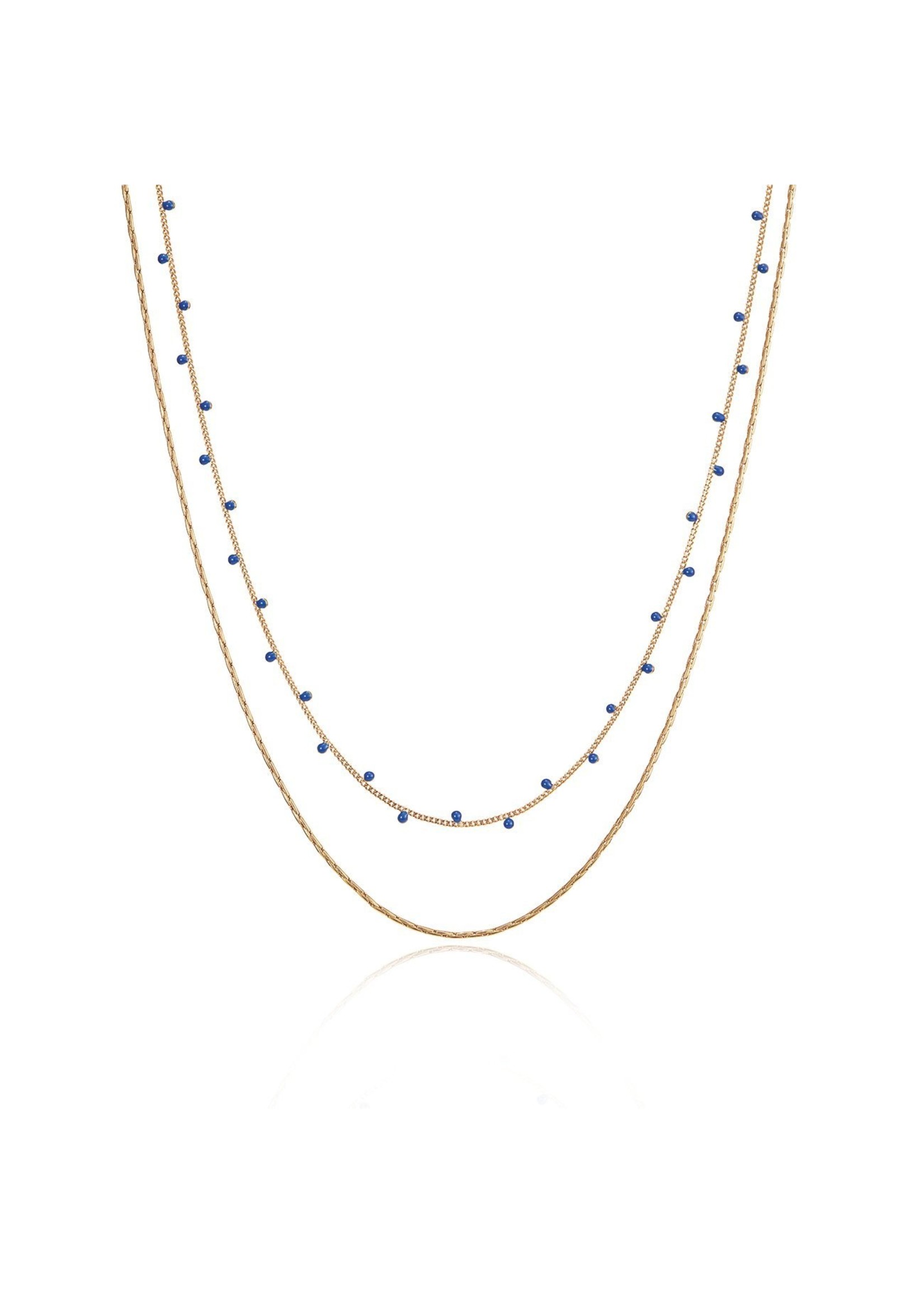 Jenny Bird Modri Double Strand Necklace