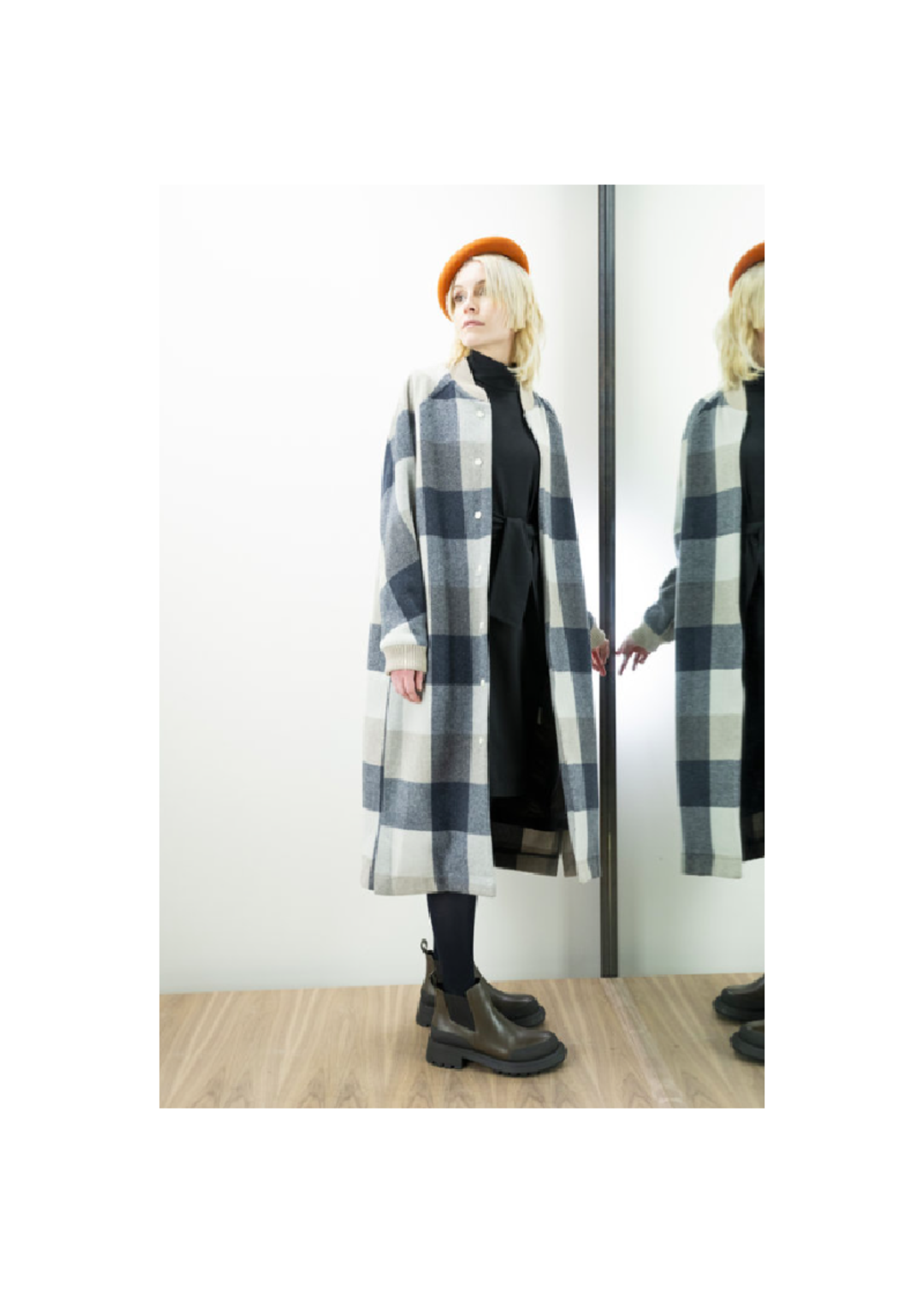 Bodybag Roxford Quilted Plaid Wool Coat