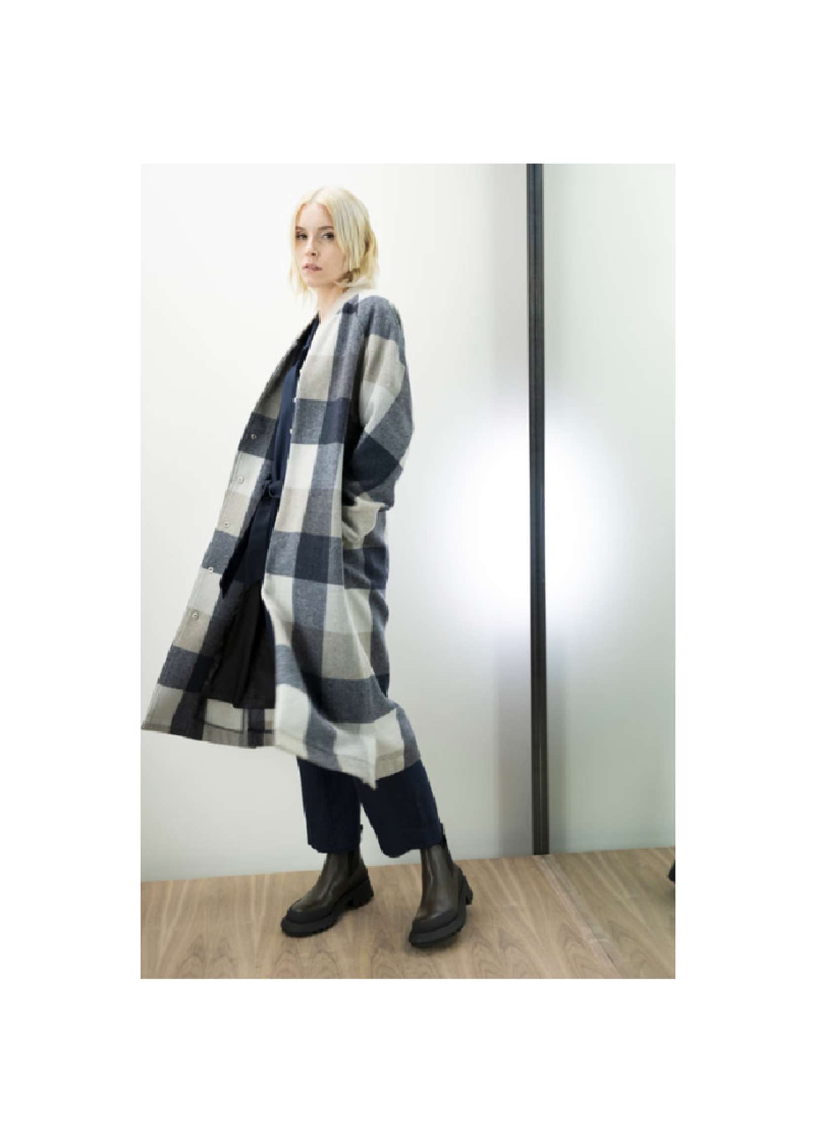 Bodybag Roxford Quilted Plaid Wool Coat