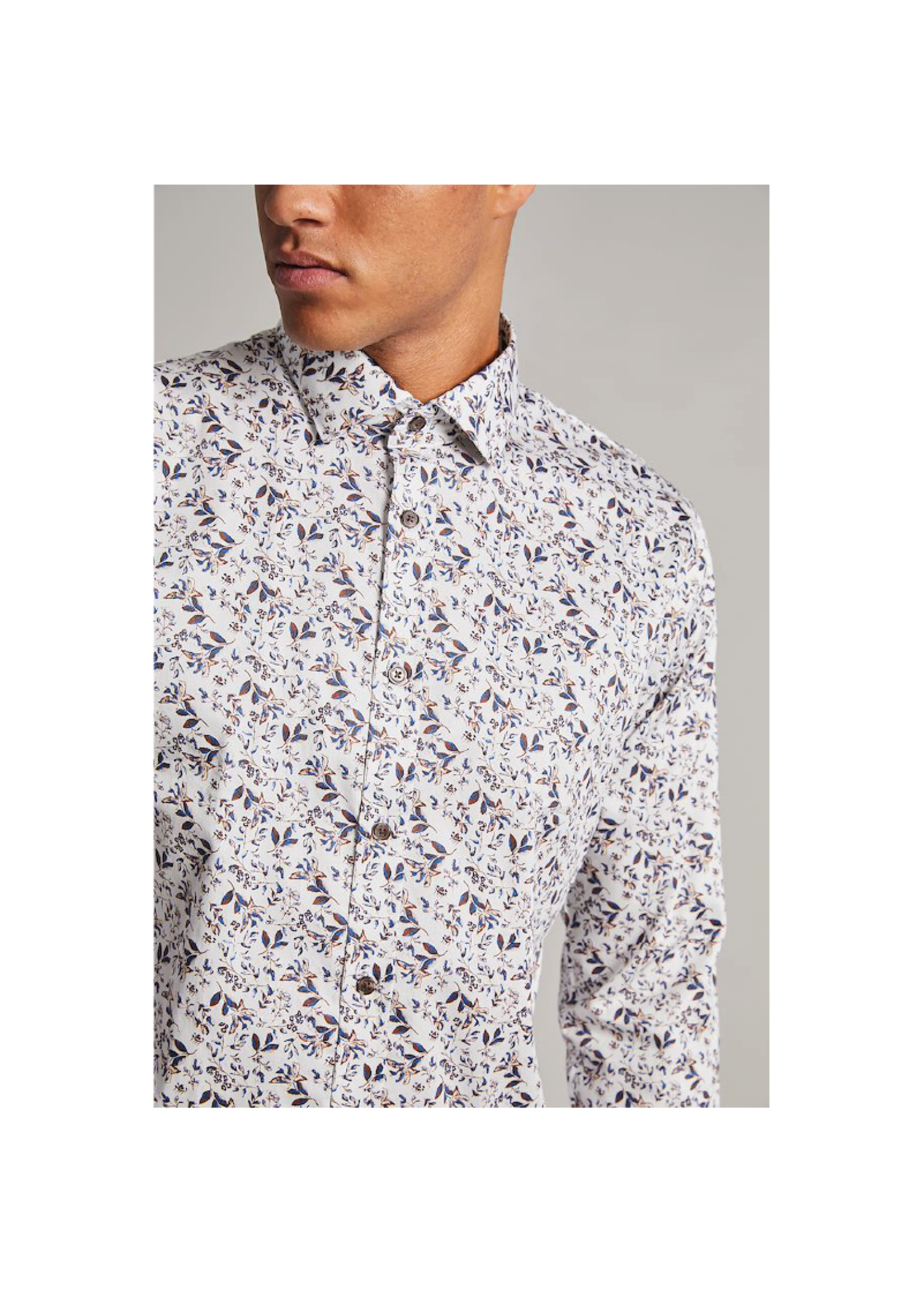 Matinique Trostol Small Leaf Button-Up
