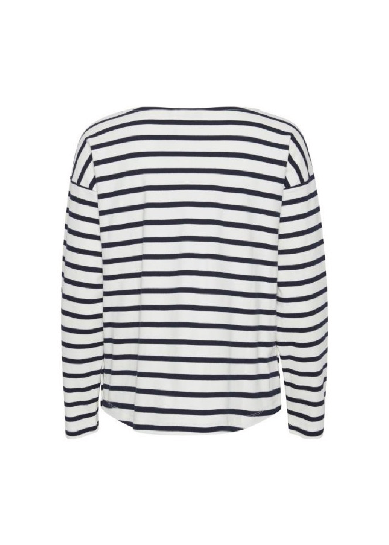 B. Young Side Button Stripe Top