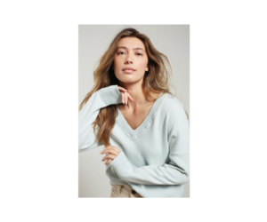 YaYa Boxy V-Neck Sweater | Women's 