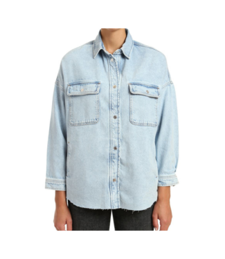 Mavi Tamara Bleached Denim Shirt