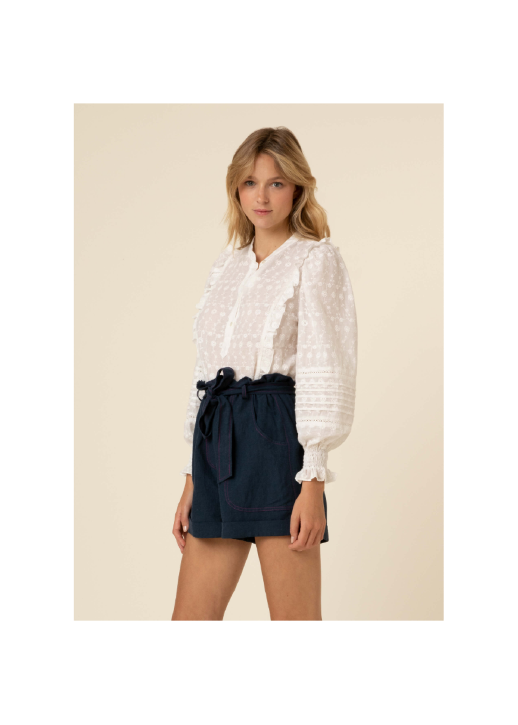 FRNCH Shirley Lace Blouse