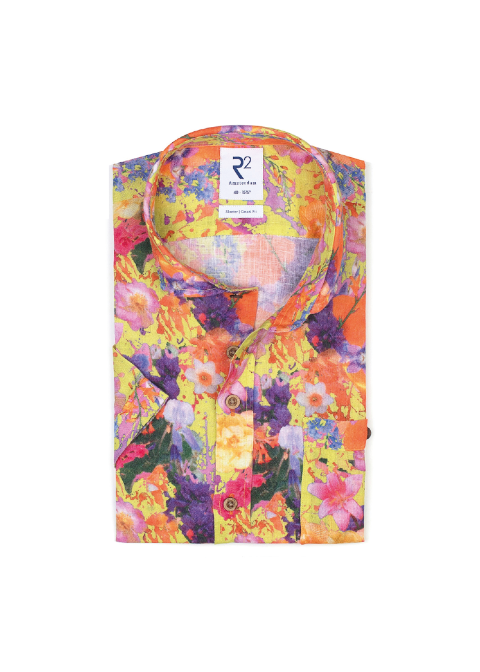 R2 Flower S/S Button-Up