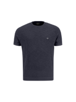 Fynch Hatton Linen/Cotton Banded Bottom Tee (2 Colours Available)