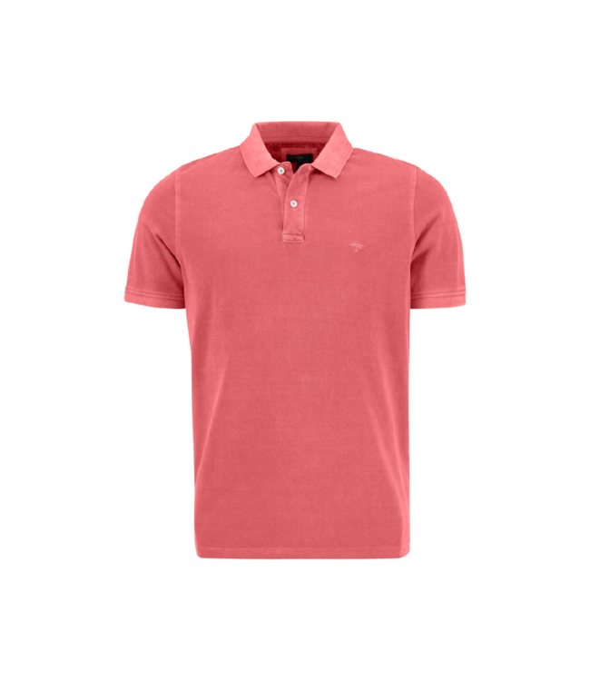 Fynch Hatton Pique Garment Dyed Polo